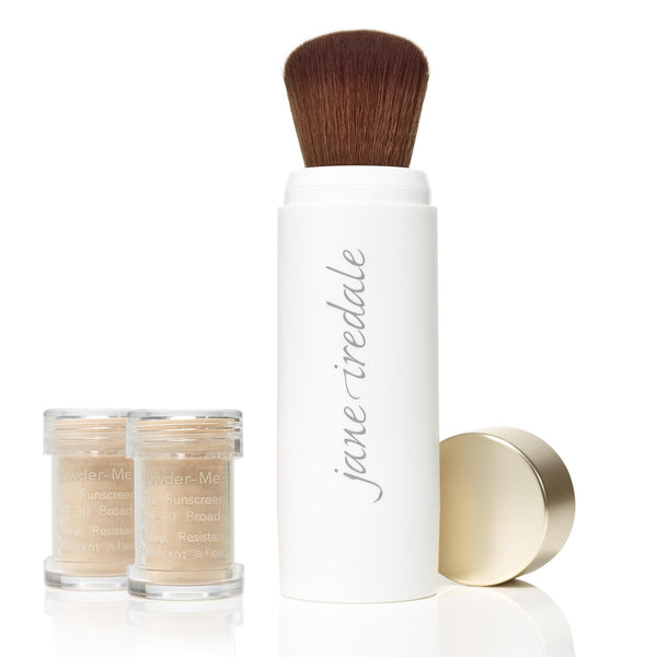 Jane Iredale Powder me SPF30 Refillable brush-Nude