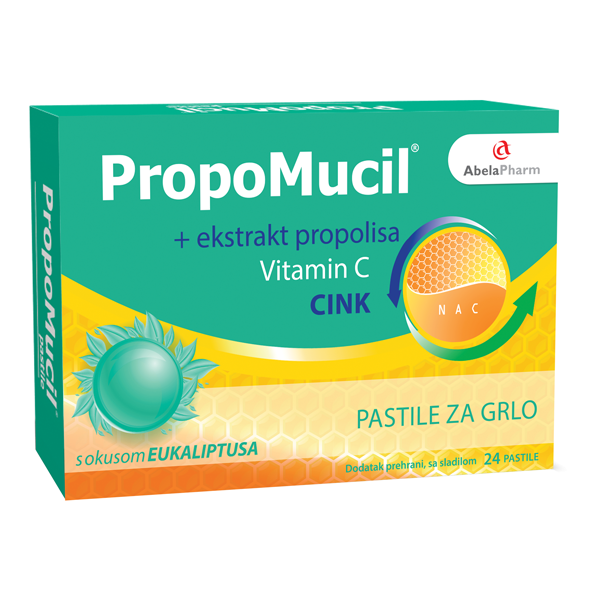Abela Pharm PropoMucil pastile eukaliptus 24 pastile
