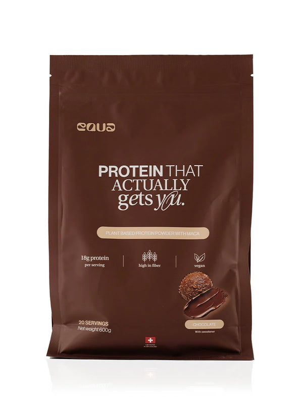 EQUA Veganski proteini od čokolade 600 g, dodatak prehrani