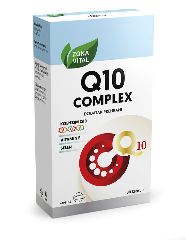 Zona Vital Q10 Complex 30 kapsula, dodatak prehrani
