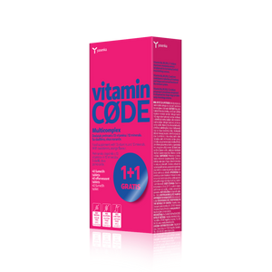 Yasenka Vitamin CODE Multicomplex 20 šumećih tableta, dodatak prehrani 1+1 GRATIS