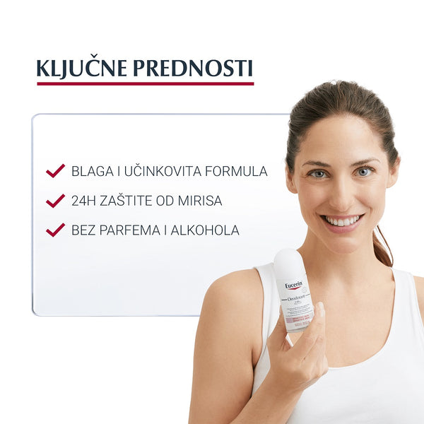 Eucerin Roll-on dezodorans za osjetljivu kožu 50ml