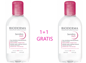 BIODERMA Sensibio H2O micelarna voda 250 ml 1+1 GRATIS