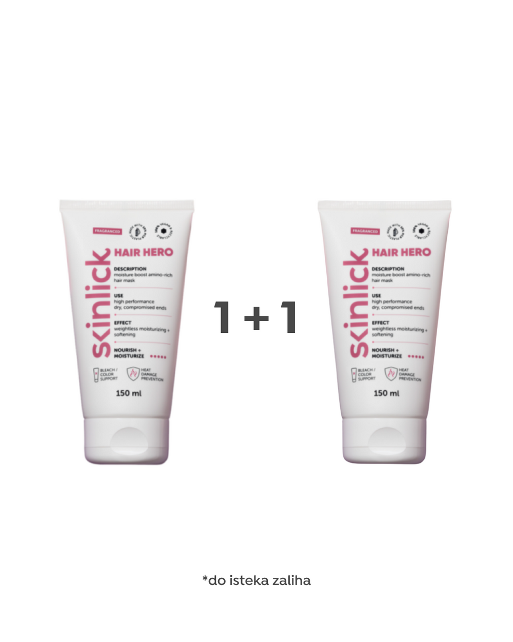 Skinlick Hair Hero hair mask 150 ml 1+1 GRATIS