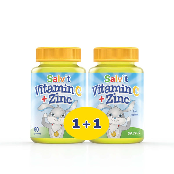 Salvit Vitamin C + Cink 60 žele bombona 1+1 GRATIS, dodatak prehrani