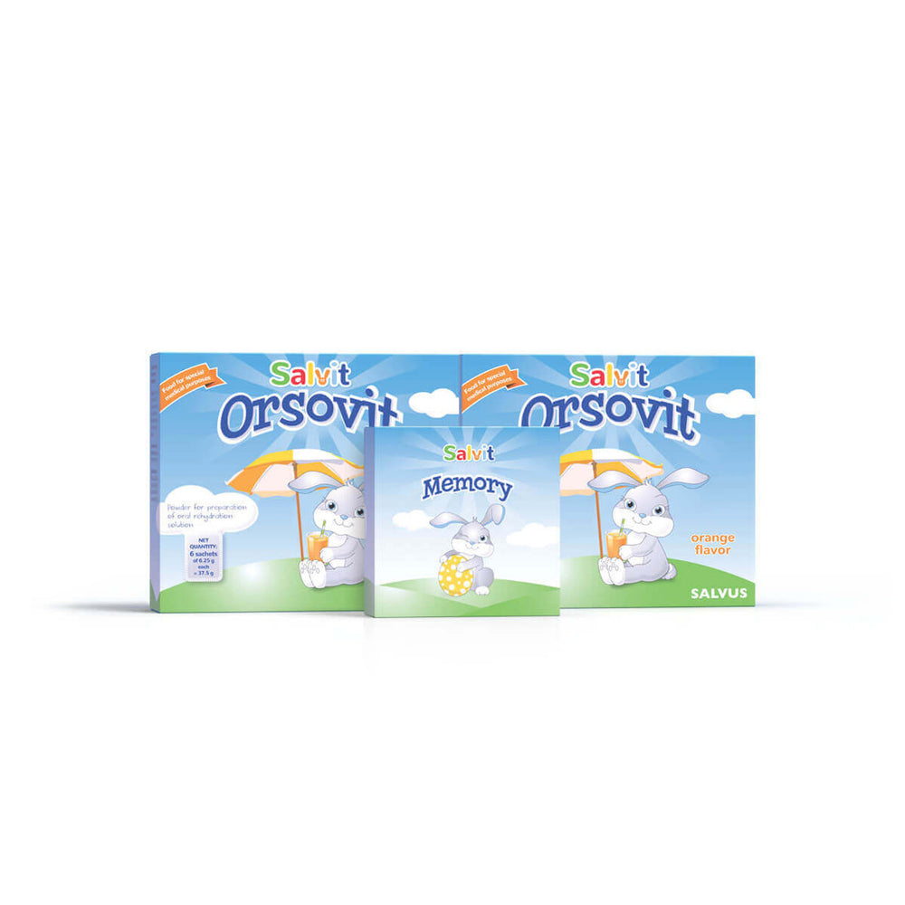 Salvit Orsovit prašak DUO PROMO + Memory dječja igra