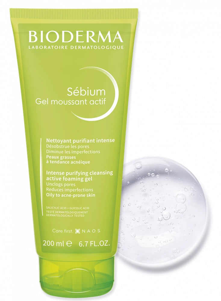 Bioderma Sebium Gel moussant actif 200 ml