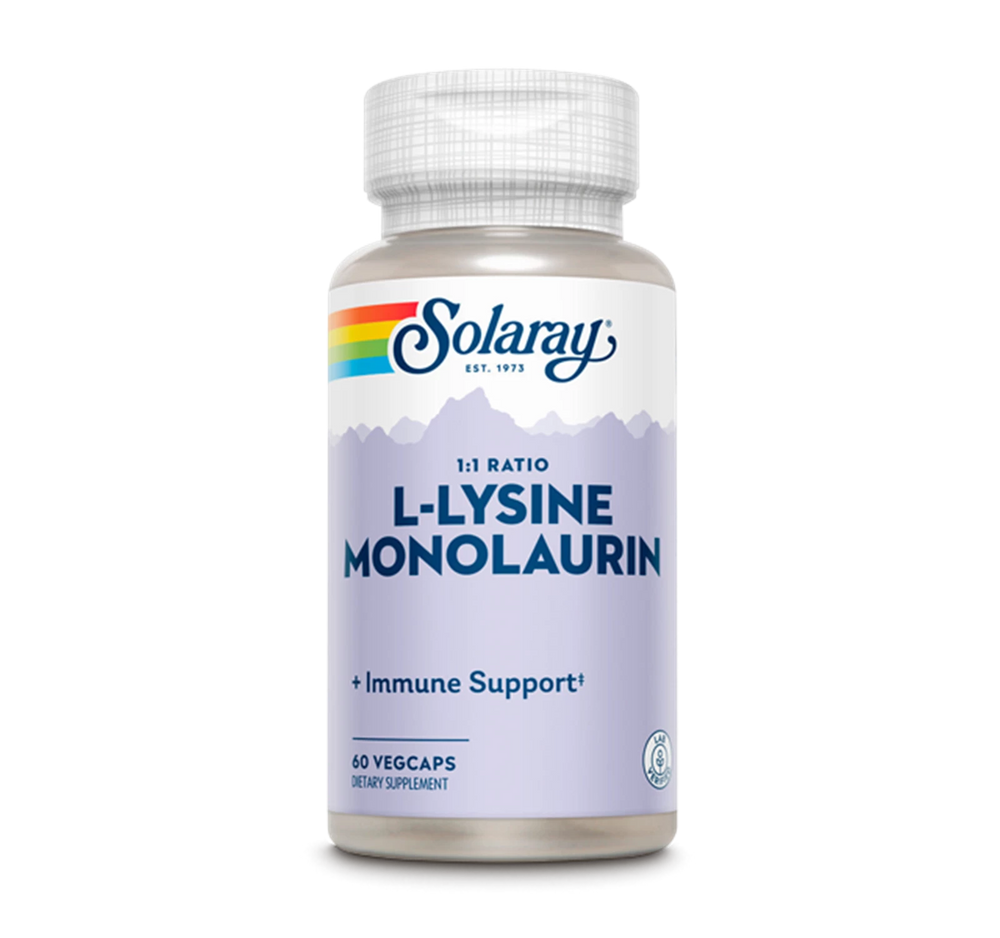Solaray L-Lysine Monolaurin 60 kapsula, dodatak prehrani