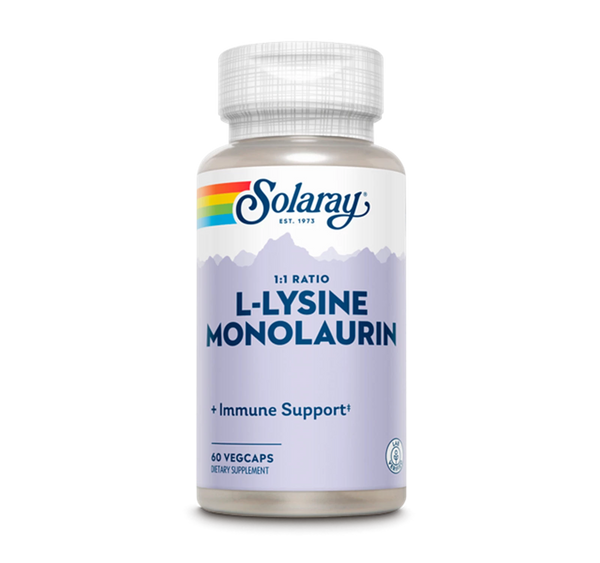 Solaray L-Lysine Monolaurin 60 kapsula, dodatak prehrani
