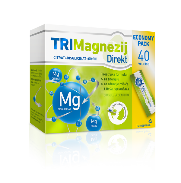 Hamapharm TRIMagnezij Direkt Economy pack 40 vrećica