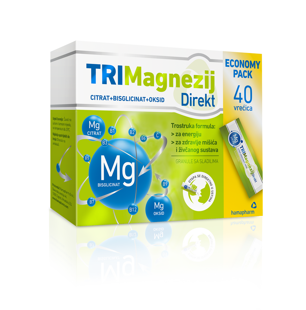 Hamapharm TRIMagnezij Direkt Economy pack 40 vrećica