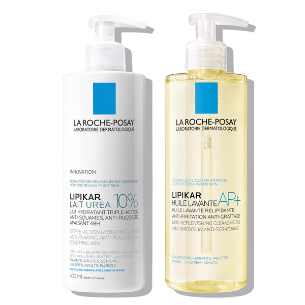 La Roche Posay Lipikar hidratantna rutina za suhu, hrapavu kožu s 10% uree