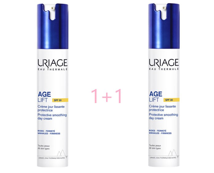 Uriage AGE LIFT - ZAŠTITNA DNEVNA KREMA ZA ZAGLAĐIVANJE SPF30 40 ml 1+1 GRATIS