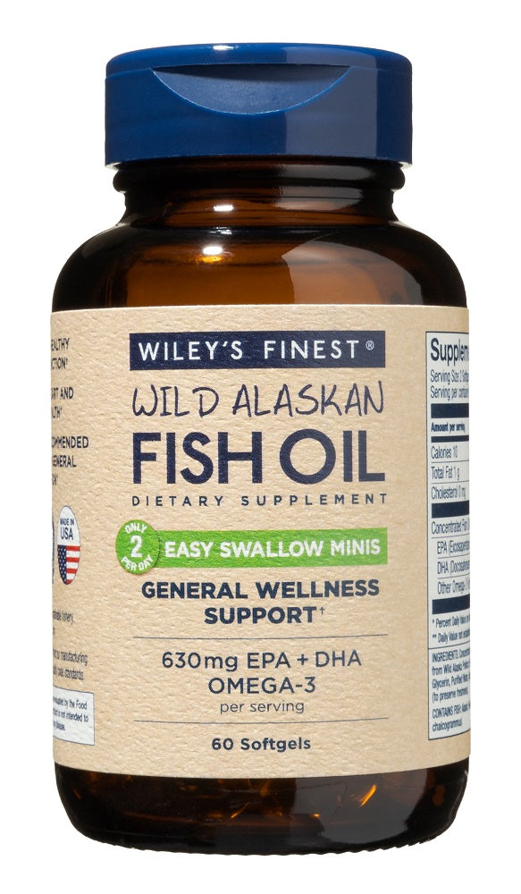 Wiley's Finest Wild Alaskan Easy Swallow Minis 60 kapsula, dodatak prehrani