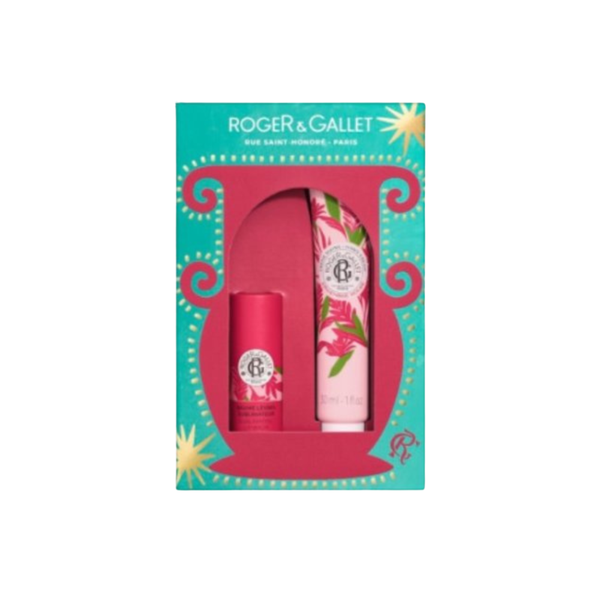 Roger & Gallet SET krema za ruke + balzam za usne- CRVENI ĐUMBIR