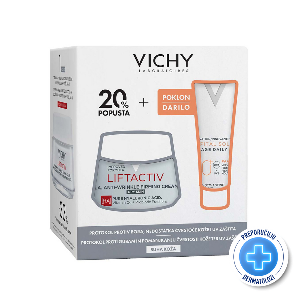 Vichy Protokol za korekciju bora i UV zaštitu suhe kože