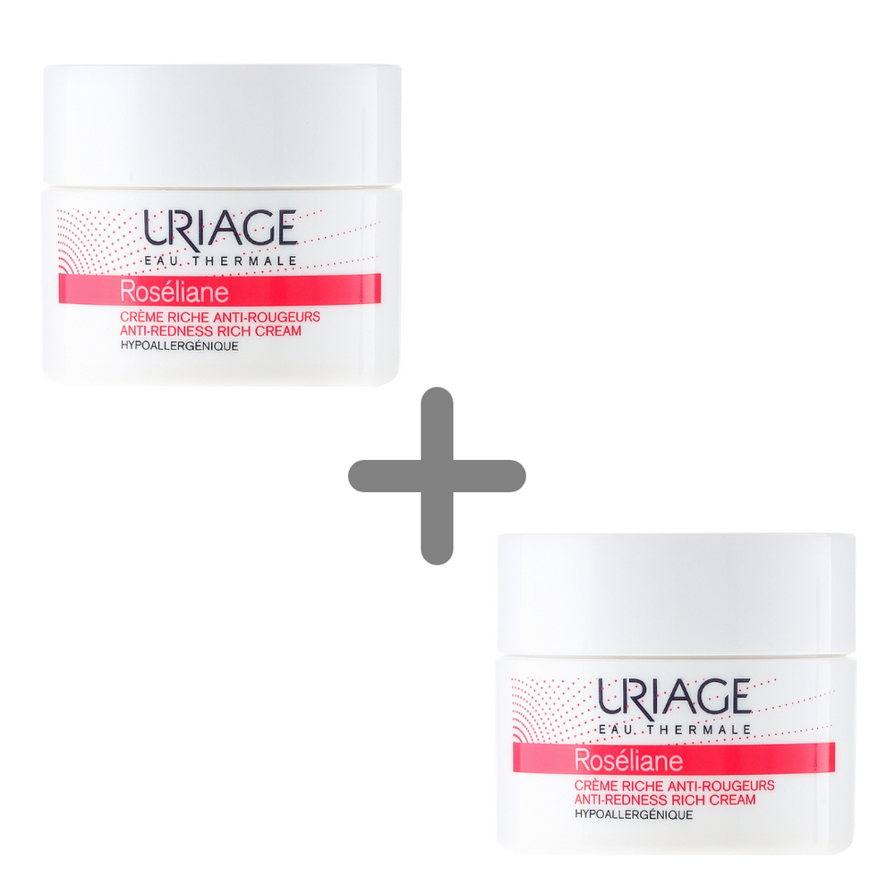 Uriage Roseliane Bogata krema 50 ml 1+1 GRATIS