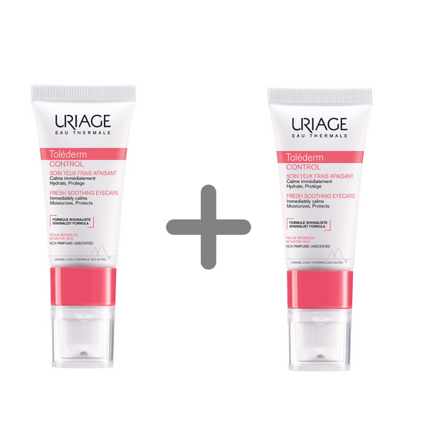Uriage Tolederm Control umirujuća krema za područje oko očiju, 15 ml 1+1 GRATIS