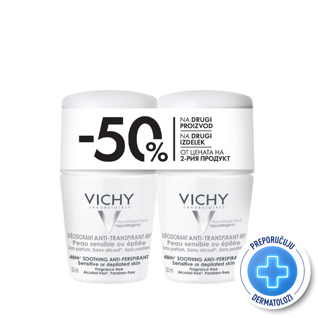 Vichy Deo Roll on za osjetljivu kožu 50 ml DUO