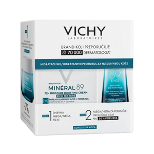 Vichy Mineral 89 Bogata krema + Mineral Eyes PROMO
