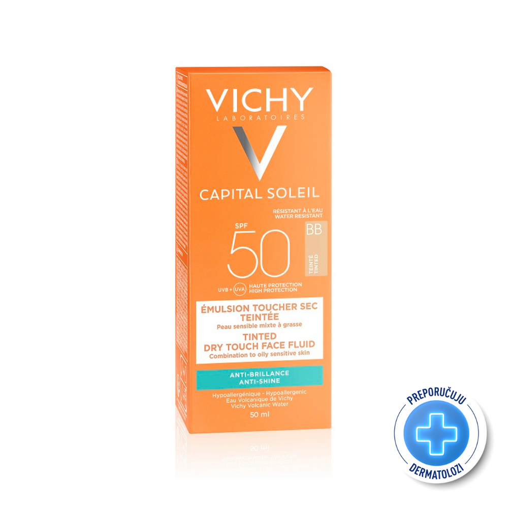 Vichy CAPITAL SOLEIL BB Tonirani Dry Touch Fluid SPF50 50 ml