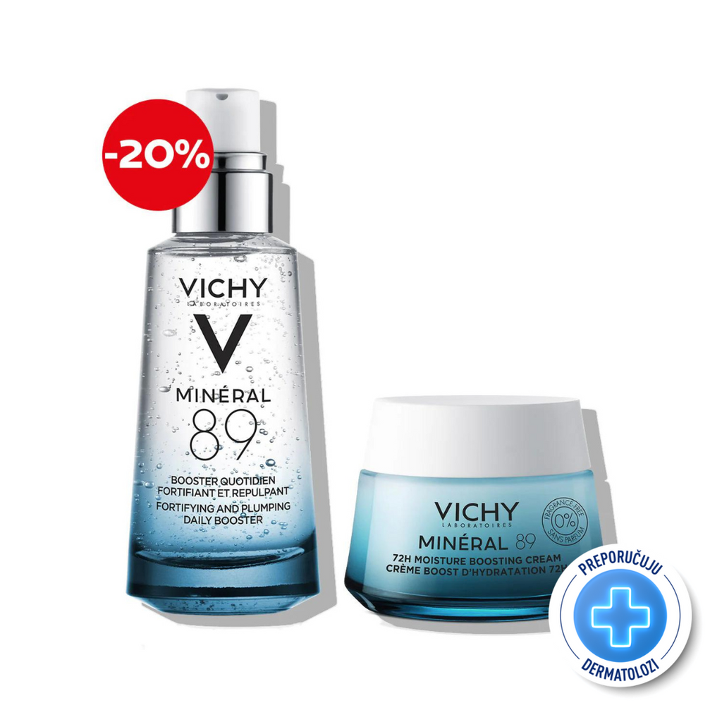 Vichy MINERAL 89 Protokol za intenzivno hidratiziranu i snažniju kožu za sve tipove kože