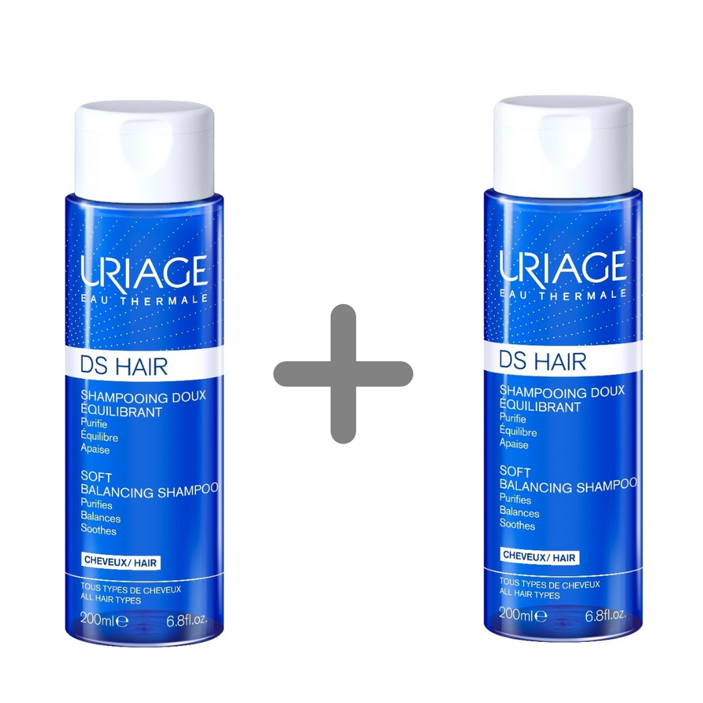 Uriage D.S. HAIR nježni šampon 200ml 1+1 GRATIS