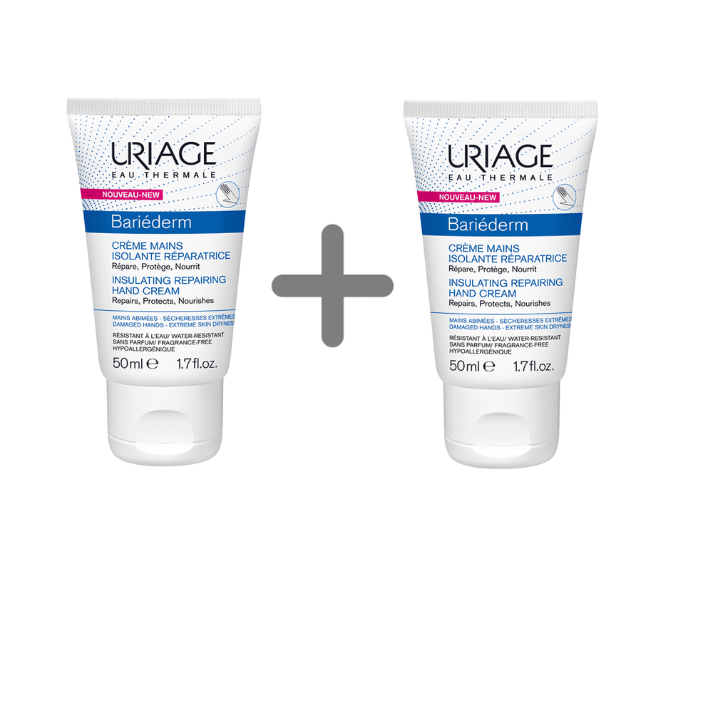 Uriage BARIEDERM CICA krema za ruke 50 ml 1+1 GRATIS