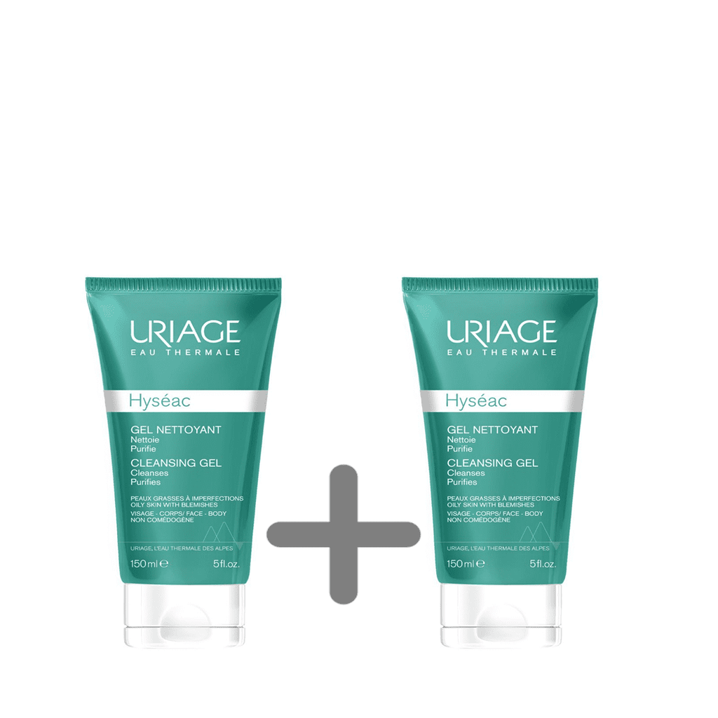 Uriage Hyseac cleansing gel 150 ml 1+1 GRATIS