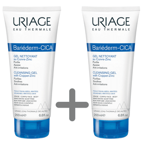 Uriage BARIEDERM CICA gel za tuširanje s Cu-Zn 200ml 1+1 GRATIS