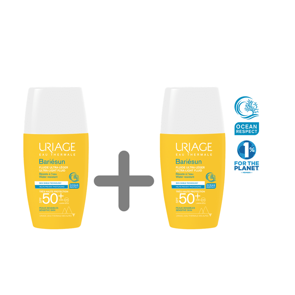 Uriage Bariesun Ultra lagani fluid SPF50+ 30 ml 1+1 GRATIS