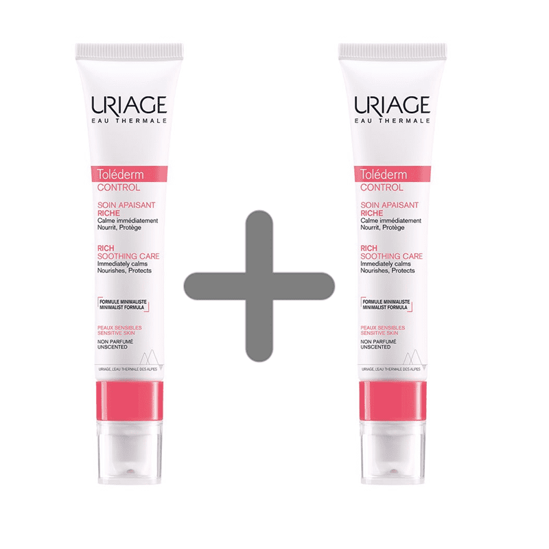 Uriage Tolederm Control Bogata umirujuća krema 40 ml 1+1 GRATIS