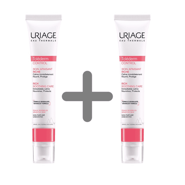 Uriage Tolederm Control Bogata umirujuća krema 40 ml 1+1 GRATIS