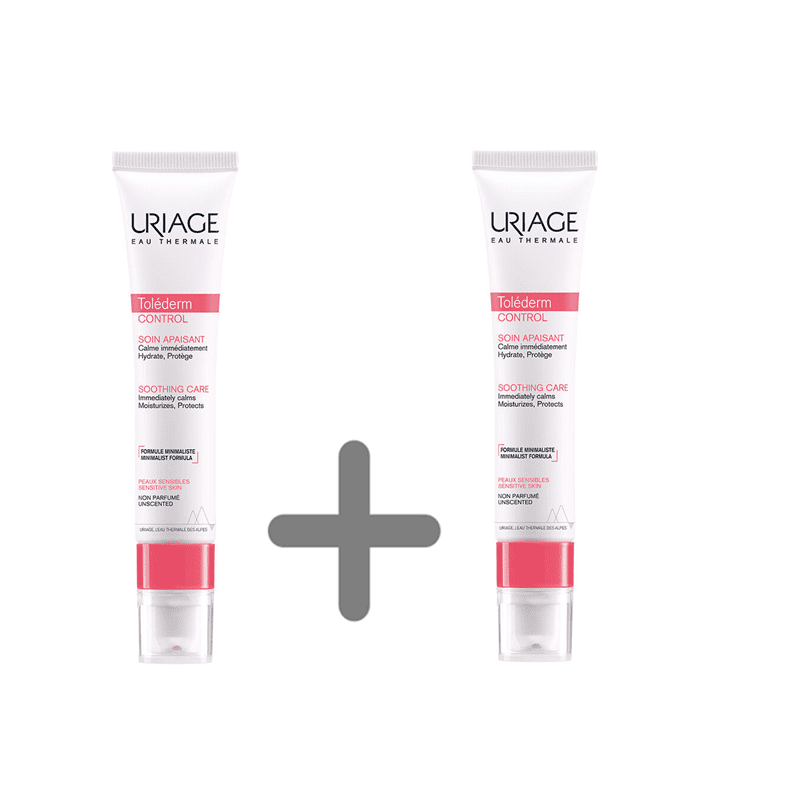 Uriage Tolederm Control umirujuća krema, 40 ml 1+1 GRATIS