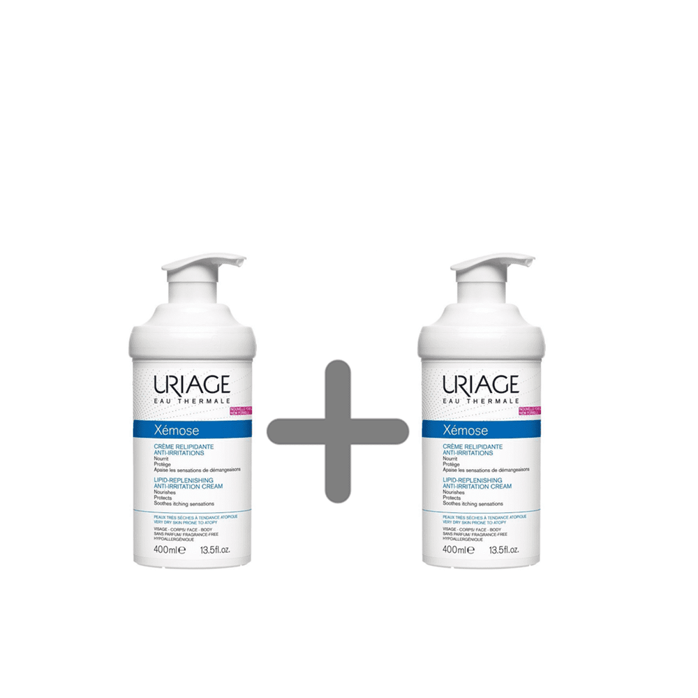 Uriage XEMOSE Emolijent krema za lice i tijelo 400ml 1+1 GRATIS