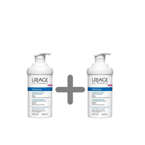 Uriage XEMOSE Emolijent krema za lice i tijelo 400ml 1+1 GRATIS