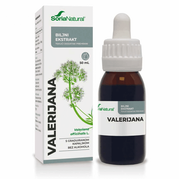 Soria Natural Valerijana 50 ml, dodatak prehrani