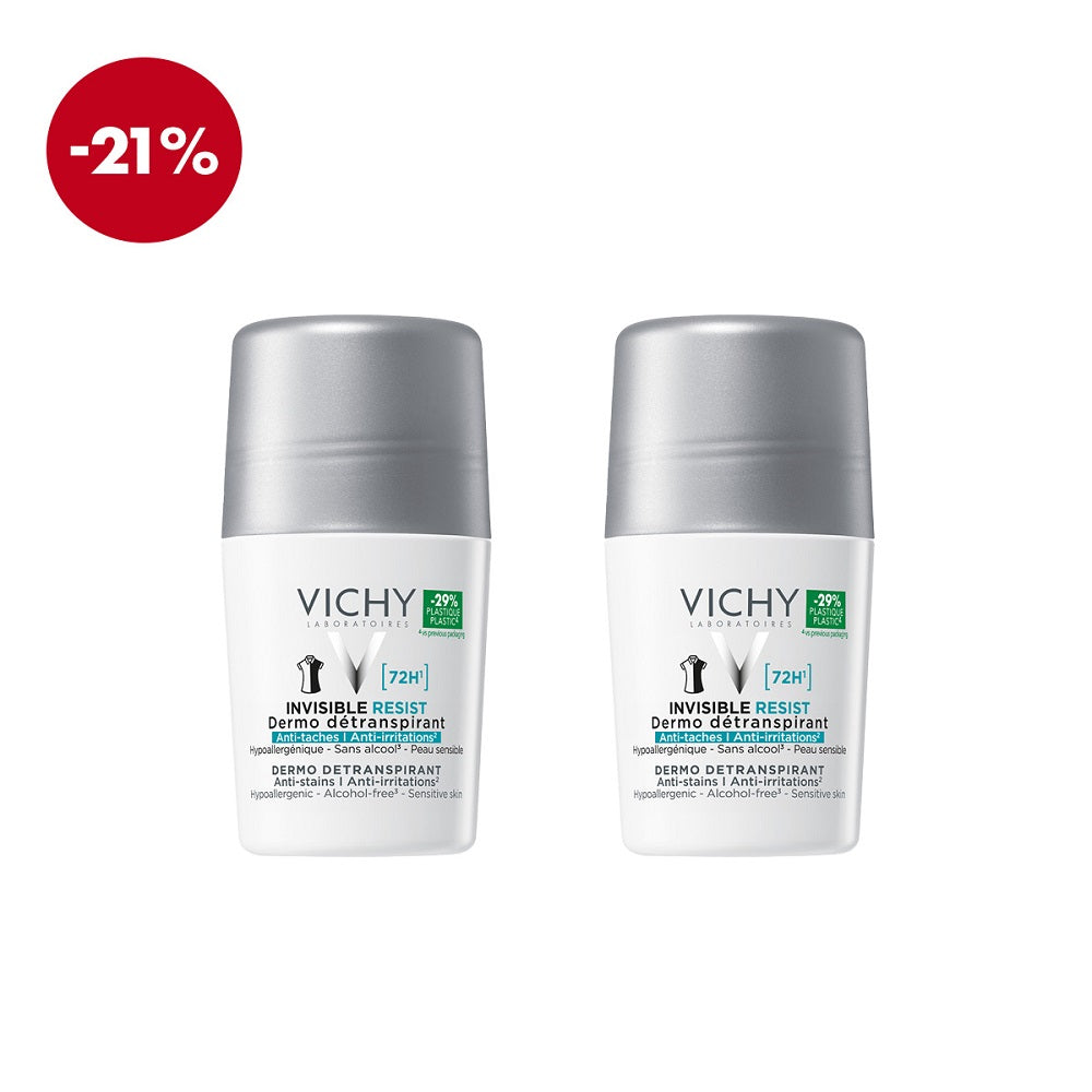 Vichy Deo-Duo paket: Antiperspirant roll-on za zaštitu od znojenja do 72h