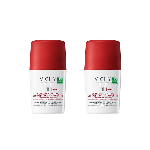 Vichy Deo-Duo paket: Roll-on CLINICAL CONTROL dezodorans, za kontrolu prekomjernog znojenja do 96h