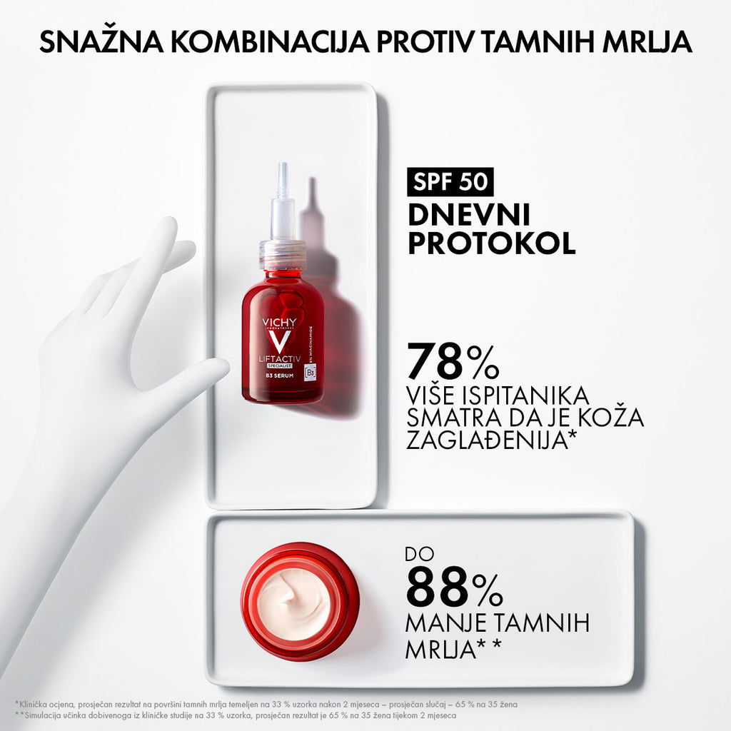 Vichy LIFTACTIV Protokol protiv hiperpigmentacijskih mrlja (serum i dnevna njega)