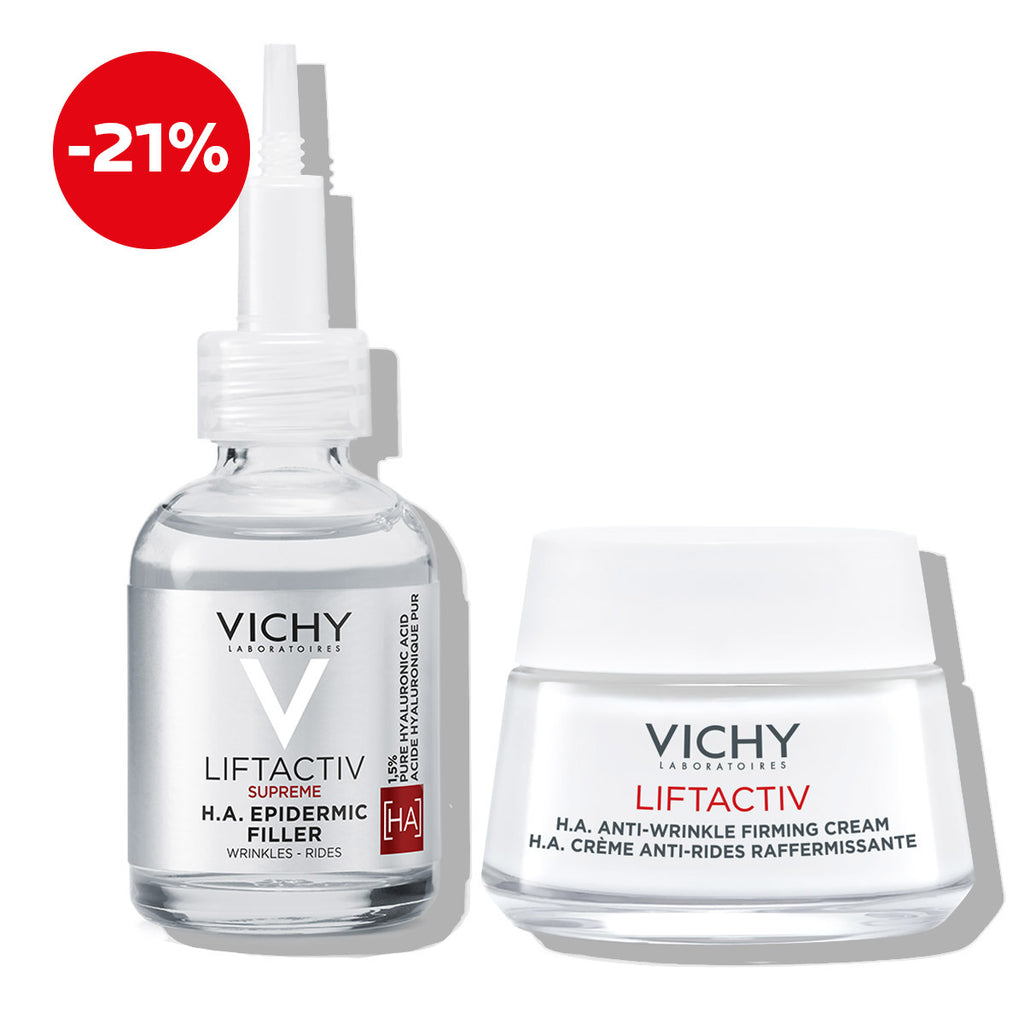 Vichy LIFTACTIV Protokol za punoću kože s 1,5% čiste hijaluronske kiseline (serum i dnevna njega)