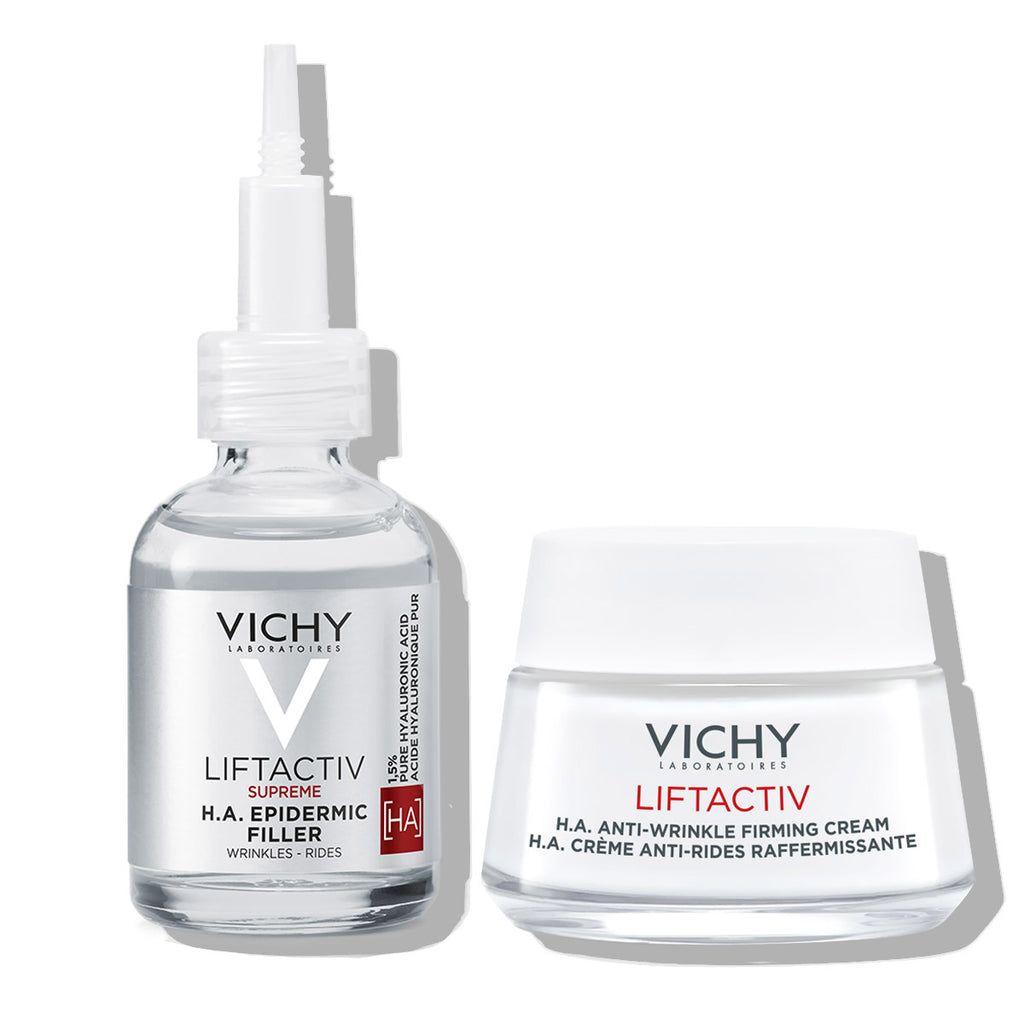 Vichy LIFTACTIV Protokol za punoću kože s 1,5% čiste hijaluronske kiseline (serum i dnevna njega)