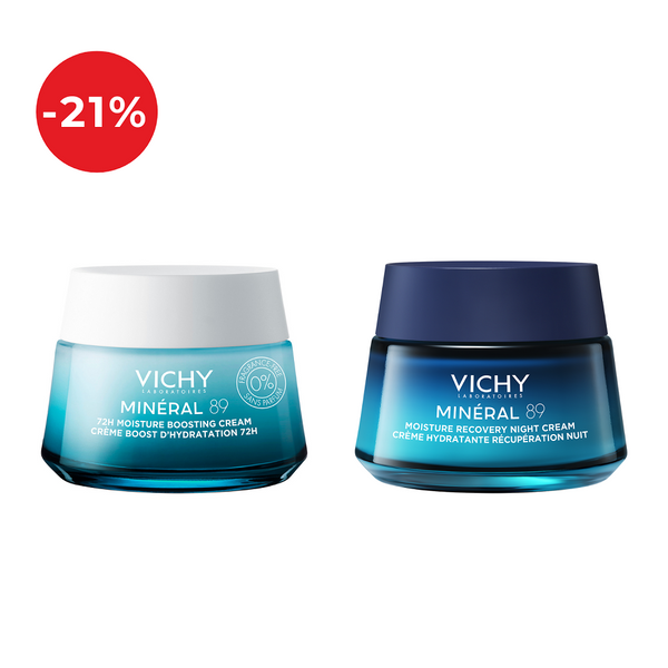 Vichy MINERAL 89 Protokol za intenzivnu hidrataciju za dan i noć