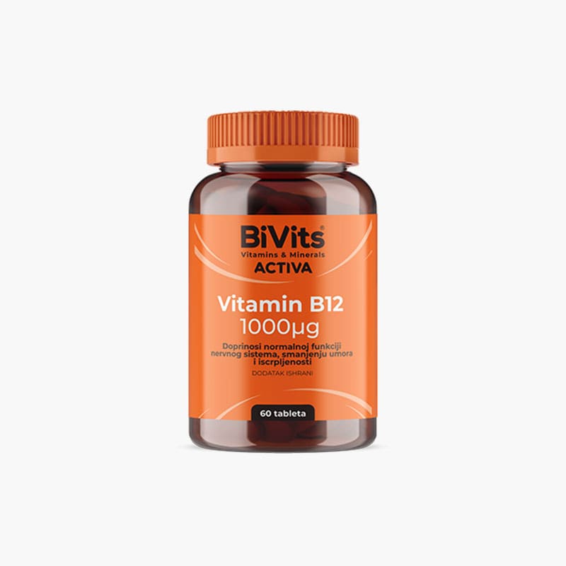 BiVits Vitamin B12 60 tableta