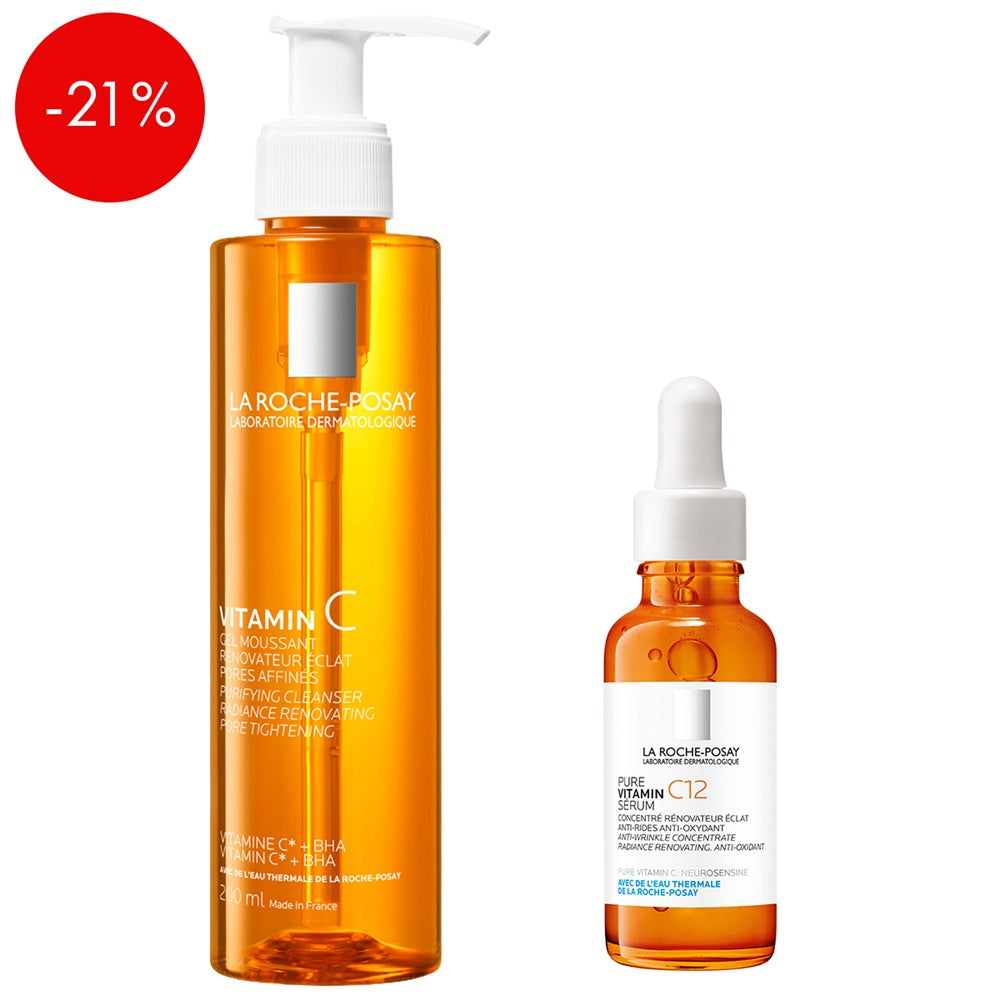 La Roche-Posay Dnevna anti-age rutina s vitaminom C za ujednačen i sjajan ten