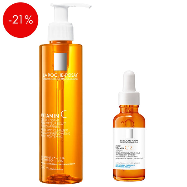 La Roche-Posay Dnevna anti-age rutina s vitaminom C za ujednačen i sjajan ten