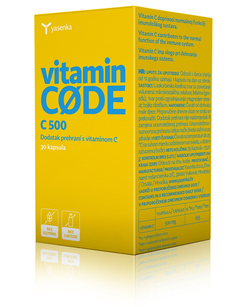 Yasenka Vitamin CODE Imuno C 500 30 kapsula