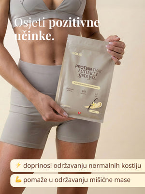 EQUA Veganski proteini od vanilije 600 g, dodatak prehrani
