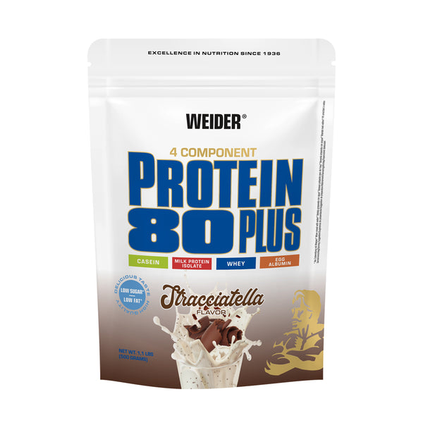 Weider Protein 80 plus stracciatella 500 g, dodatak prehrani