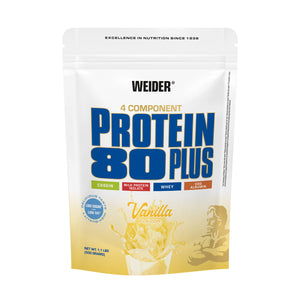 Weider Protein 80 plus od vanilije 500 g, dodatak prehrani